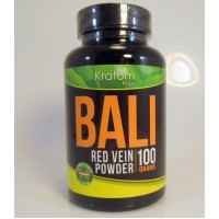 Kratom Kaps - BALI (Red Vein) All Natural Organic Powder (100grams)